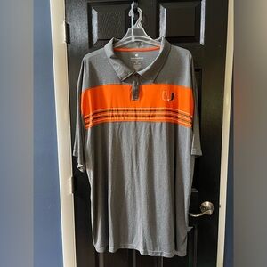University of Miami polo shirt